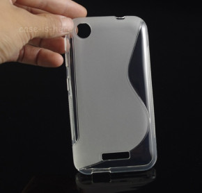 Силиконов гръб ТПУ S-Case за HTC Desire 320 кристално прозрачен